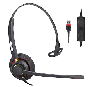 VoiceXpert VXH-500 — Проводная USB-гарнитура (USB-A, регулировка громкости, Mute, 1 динамик)